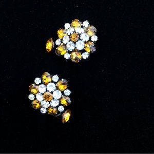Pretty Y2K Vintage Jeweled Women’s Cuff Links